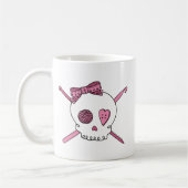 Craft Skull (roze) Koffiemok (Links)