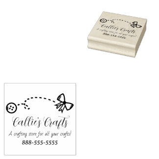 Craft Supplies Store Wood Art Stamp Rubberstempel