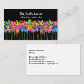 Craft Theme Trendy Two Side Visitekaartje (Voorkant / Achterkant)