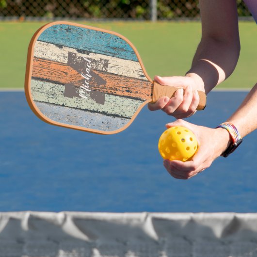 Craft uw spel: gepersonaliseerd rustiek hout pickleball paddle (Insitu)