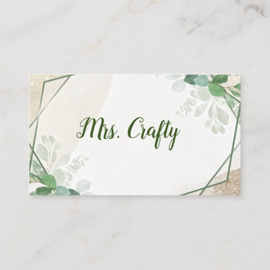 Craft Vinyl Visitekaartje (Achterkant)