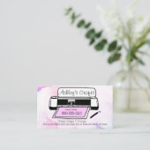 Craft Vinyl Visitekaartje - Silhouette Cricut (Staand voorkant)