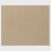 Craft White Heart Valentijnsdag Wrapping Paper Cadeaupapier (Vlak)