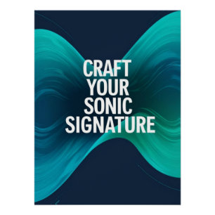 Craft Your Sonic Signature optie 3 Perfect Poster