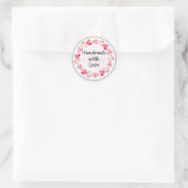 CraftedCare : Custom Handmade with Love Stickers (Sac)