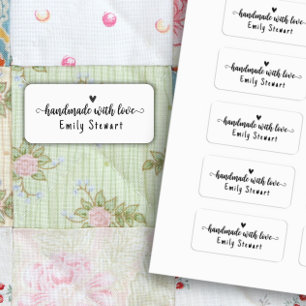 Crafter Custom kledinglabel voor handgemaakt item Labels