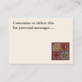 Crafter / Designer Profile - Visitekaartje van SRF (Achterkant)