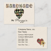 Crafter / Designer Profile - Visitekaartje van SRF (Voorkant / Achterkant)