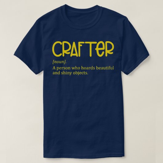 Crafter Funny Crafting Scrapbooking Craty Scrapbo T-shirt (Design voorkant)