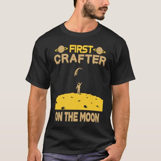 Crafter On The Moon T-shirt (Voorkant)