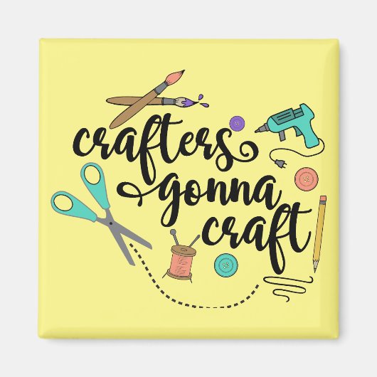 Crafters gaan ambachtelijke magneet (Voorkant)