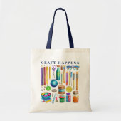 Crafters op maat tote bag (Voorkant)