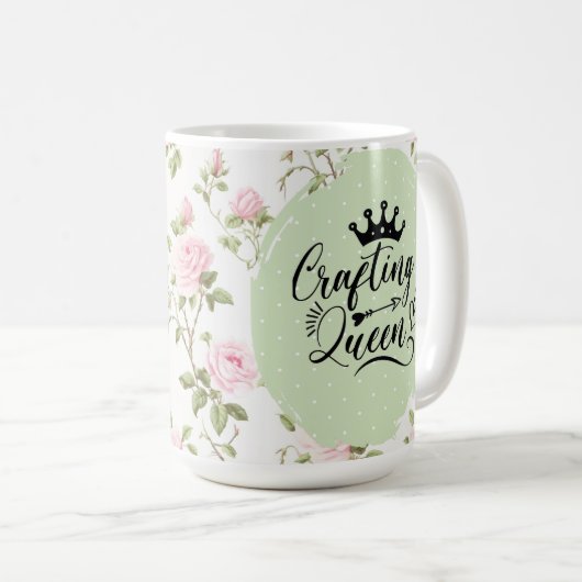 Crafting Queen Coffee Mug (Devant droit)