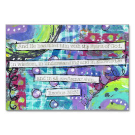 Craftmanschap-Exodus 35:31 Kaart