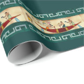 Craftsmanship Egyptische Folk Art Cadeaupapier (Rol Hoek)