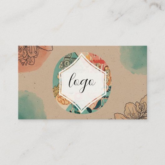 Crafty Brand Business Card Visitekaartje (Voorkant)