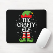 Crafty Elf Kerstfamilie Matching Elf Squad Kerst Muismat (Met muis)
