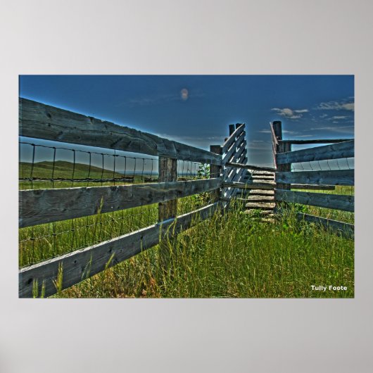 Crag Eyrie Cattle Shoot Poster (Voorkant)