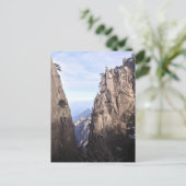 Crag in een berg briefkaart (Staand voorkant)