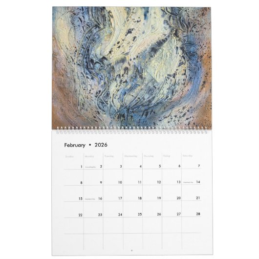 Cragged Beauty - Calendrier des beaux-arts 2024 (Feb 2026)