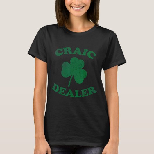 Craic Er drôle de T-shirt de la Saint-Patrick Sham (Devant)