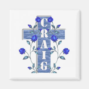 Craig Blue Cross Magnet Magneet