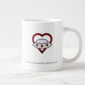 Craig et Ellie Giant Christmas Coffee Mug (Droite)