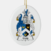Craig Family Crest Keramisch Ornament (Rechts)