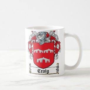 Craig Family Crest Koffiemok