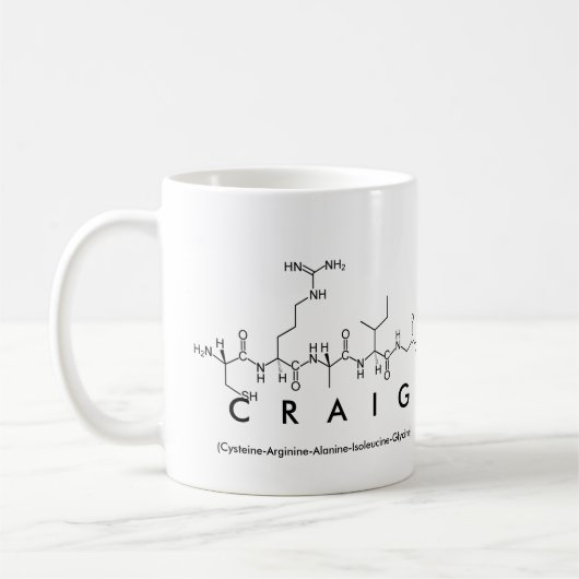 Craig peptide nom mug (Gauche)
