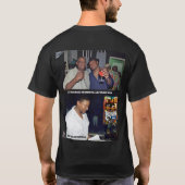 CRAIG ROSS. Basic donker T-shirt (Achterkant)