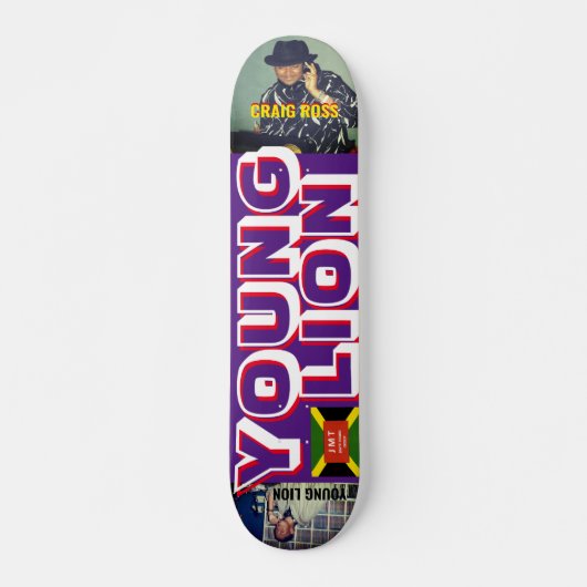 CRAIG ROSS YOUNG LION 7 3/4" Skateboard Deck (Devant)