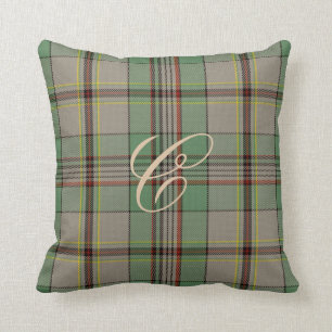 Craig Tartan Monogram Pillow Kussen