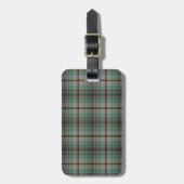 Craig Tartan Pattern Bagagelabel (Voorkant verticaal)