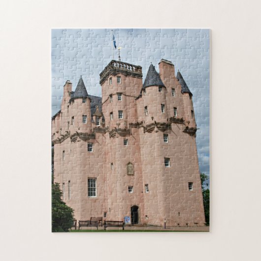 Craigievar Castle Aberdeen. Legpuzzel (Verticaal)