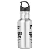 Craignez La Bouteille D'Eau Du Lecteur Melodeon (Dos)