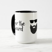Craignez la tasse de café de barbe (Devant gauche)