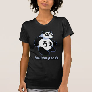 Craignez le T-shirt de dames de panda