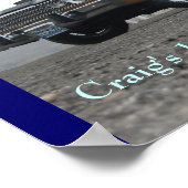 Craig's Plymouth Duster 340 uit 1973 Poster (Hoek)