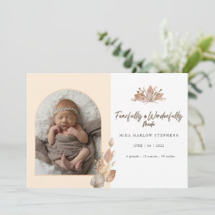 Craindre et merveilleusement fait Faire-part bébé