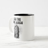 Craindre Le Laver Du Visage (Hockey) Mug De Café À (Devant gauche)