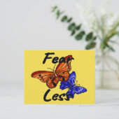 Craindre moins de Papillon carte postale (Debout devant)