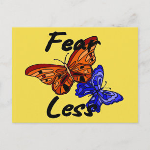Craindre moins de Papillon carte postale