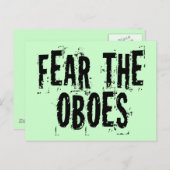 Crains La Carte Postale Oboes (Devant / Derrière)