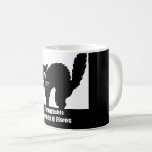 Crainte de Fibrophobia de tasse de café de fusées (Devant droit)