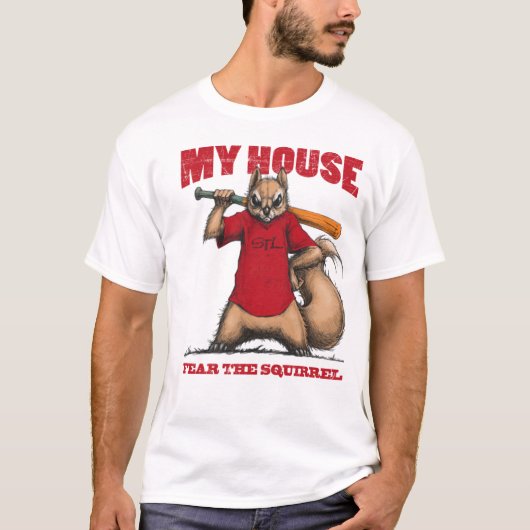 Crainte de T-shirt d'écureuil de rassemblement (Devant)