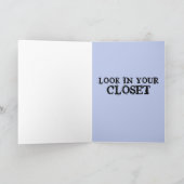 CRAINTE MAL CLOWN ANNIVERSAIRE FUNNY Carte de voeu (Intérieur)