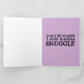 CRAINTE MAL CLOWN ANNIVERSAIRE NUGLE Carte de voeu (Intérieur)