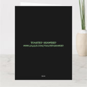 CRAINTE MAL CLOWN ANNIVERSAIRE NUGLE Carte de voeu (Dos)