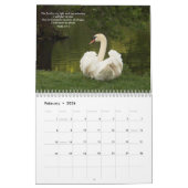Crainte non écriture cygne calendrier photo (Feb 2026)